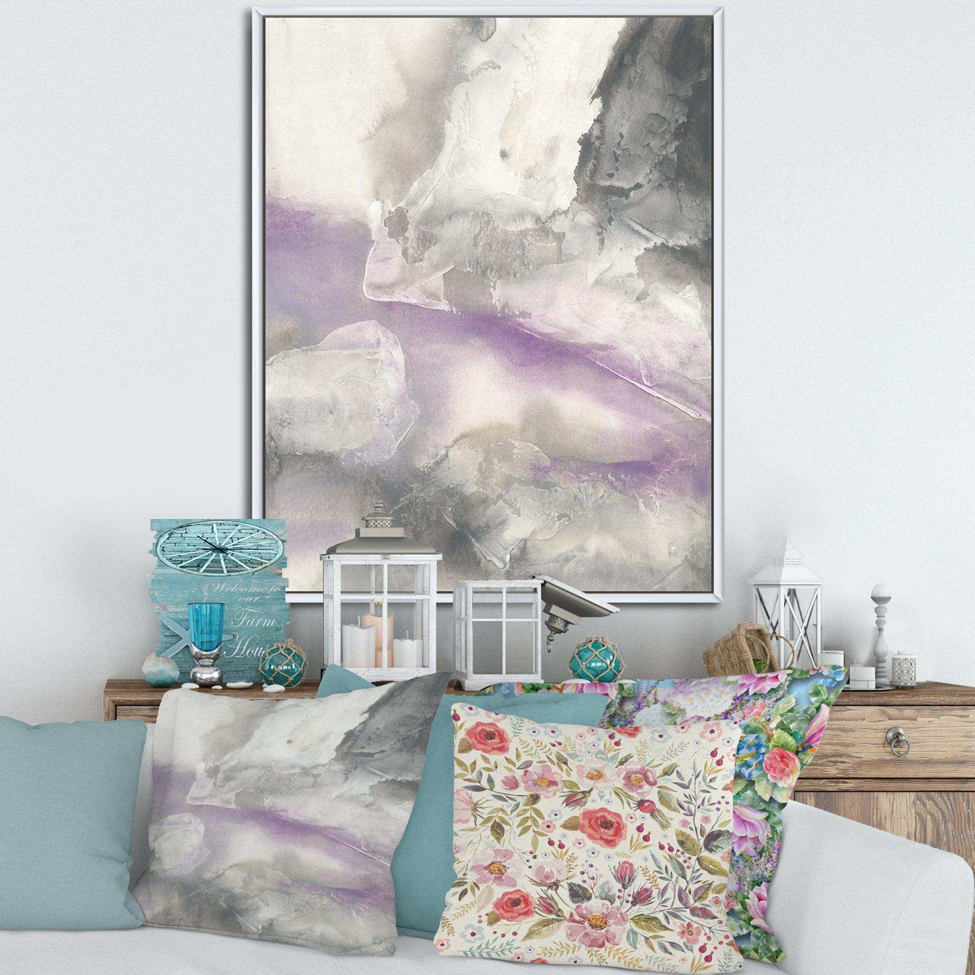 Watercolor Minimal Purple Tones I