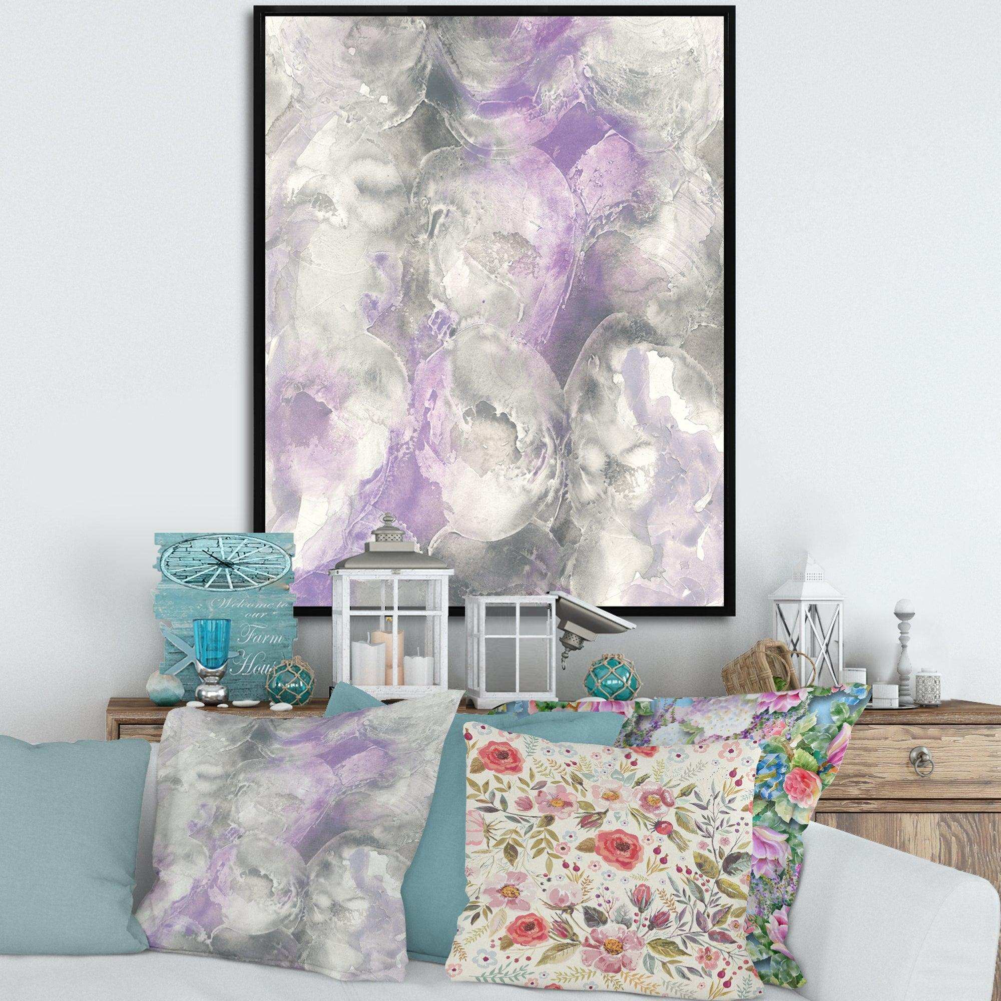 Watercolor Minimal Purple Tones III