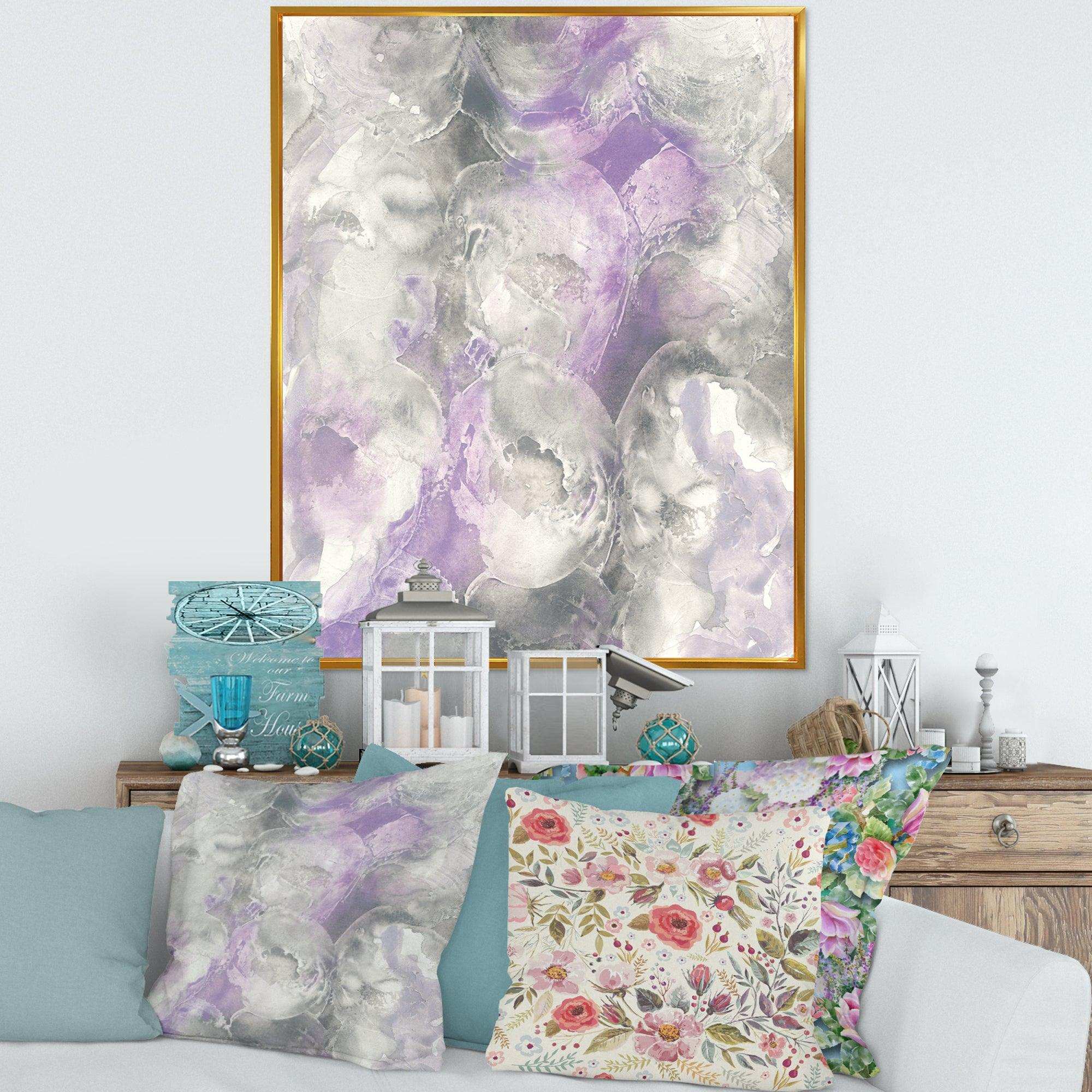 Watercolor Minimal Purple Tones III