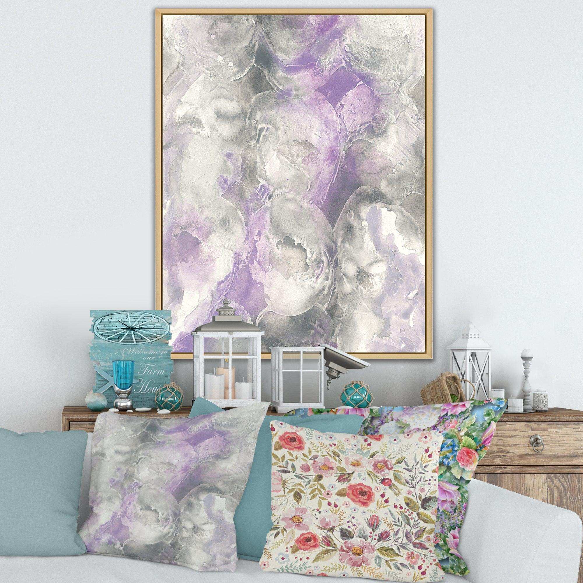 Watercolor Minimal Purple Tones III