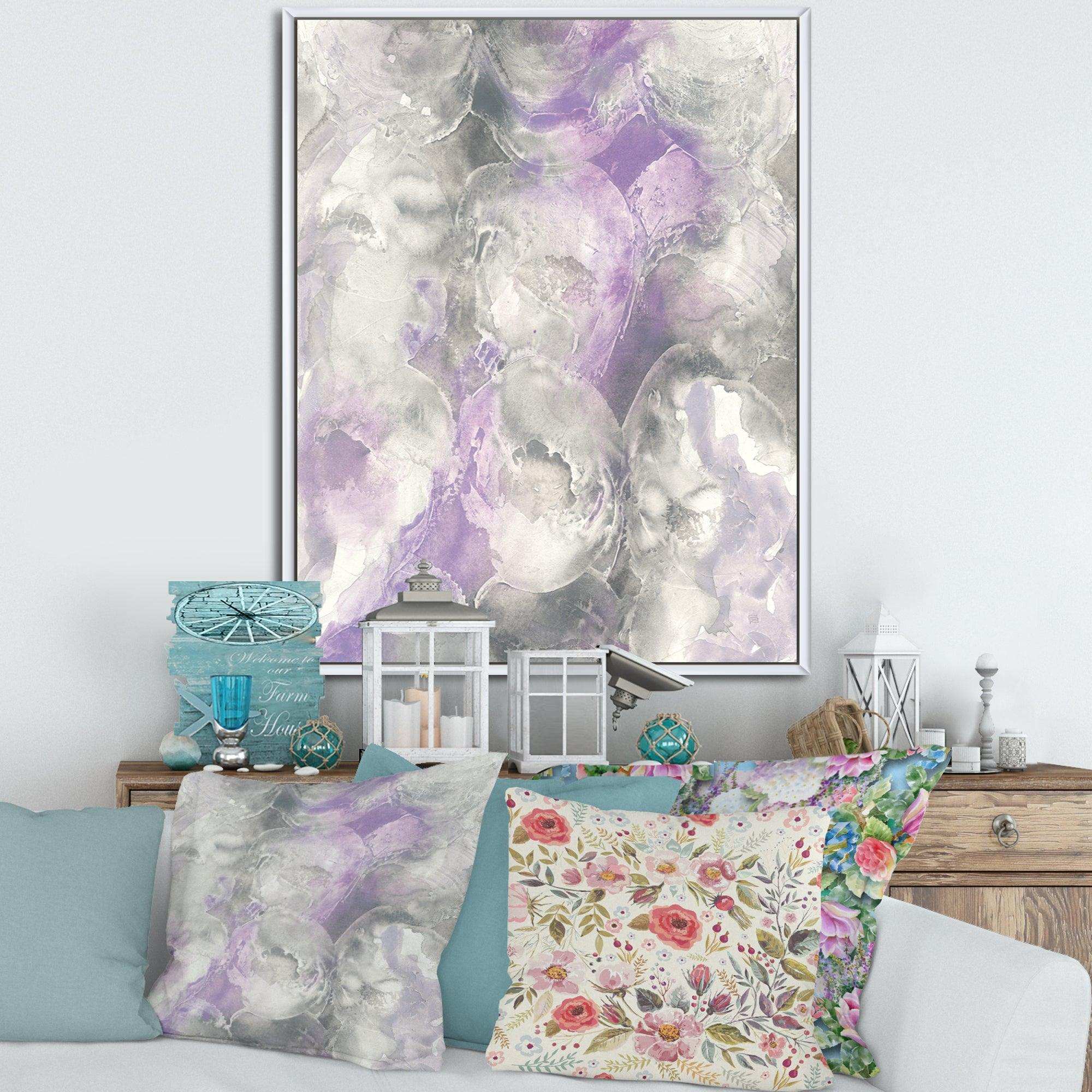 Watercolor Minimal Purple Tones III