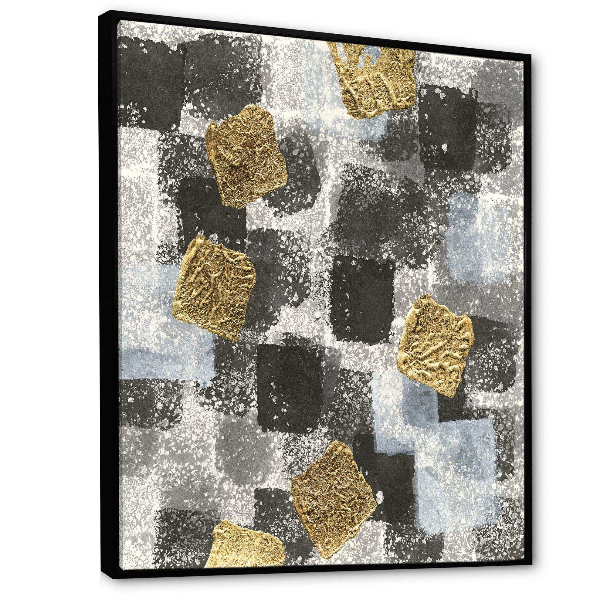 Gold Glamour Squares I
