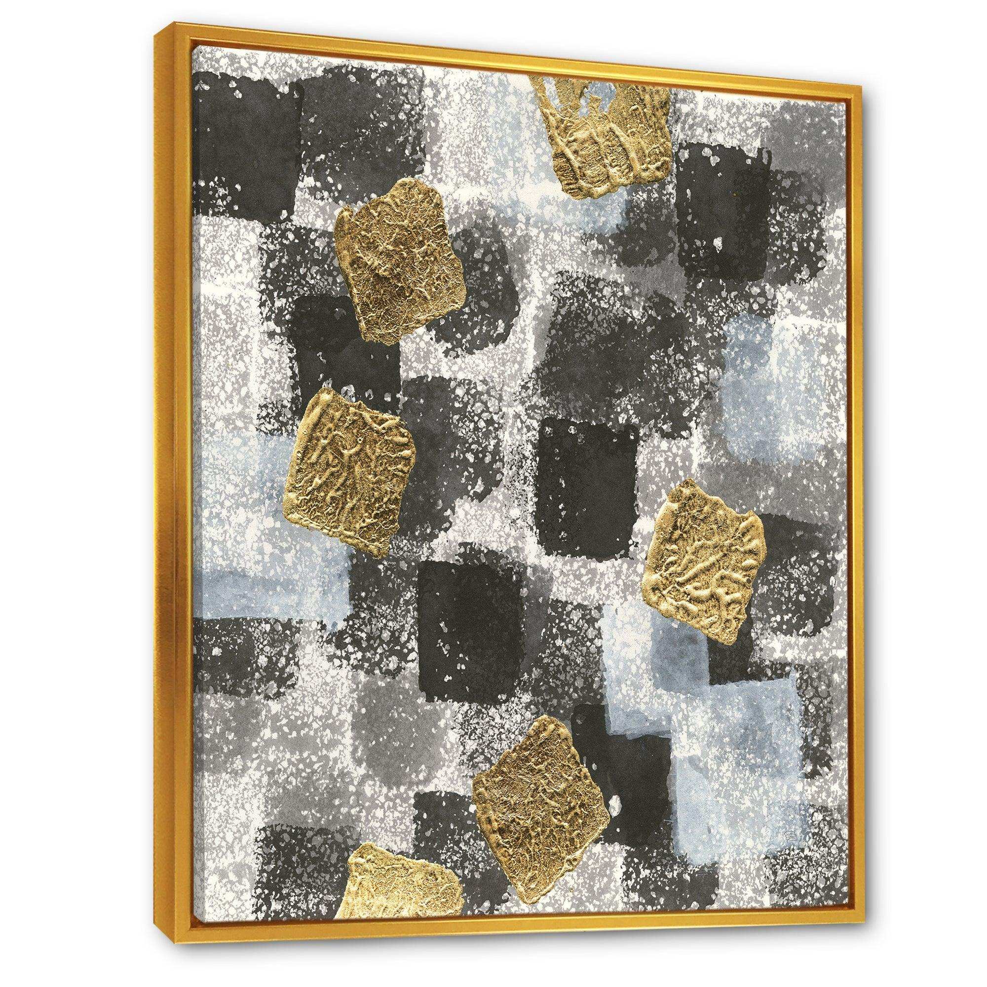 Gold Glamour Squares I
