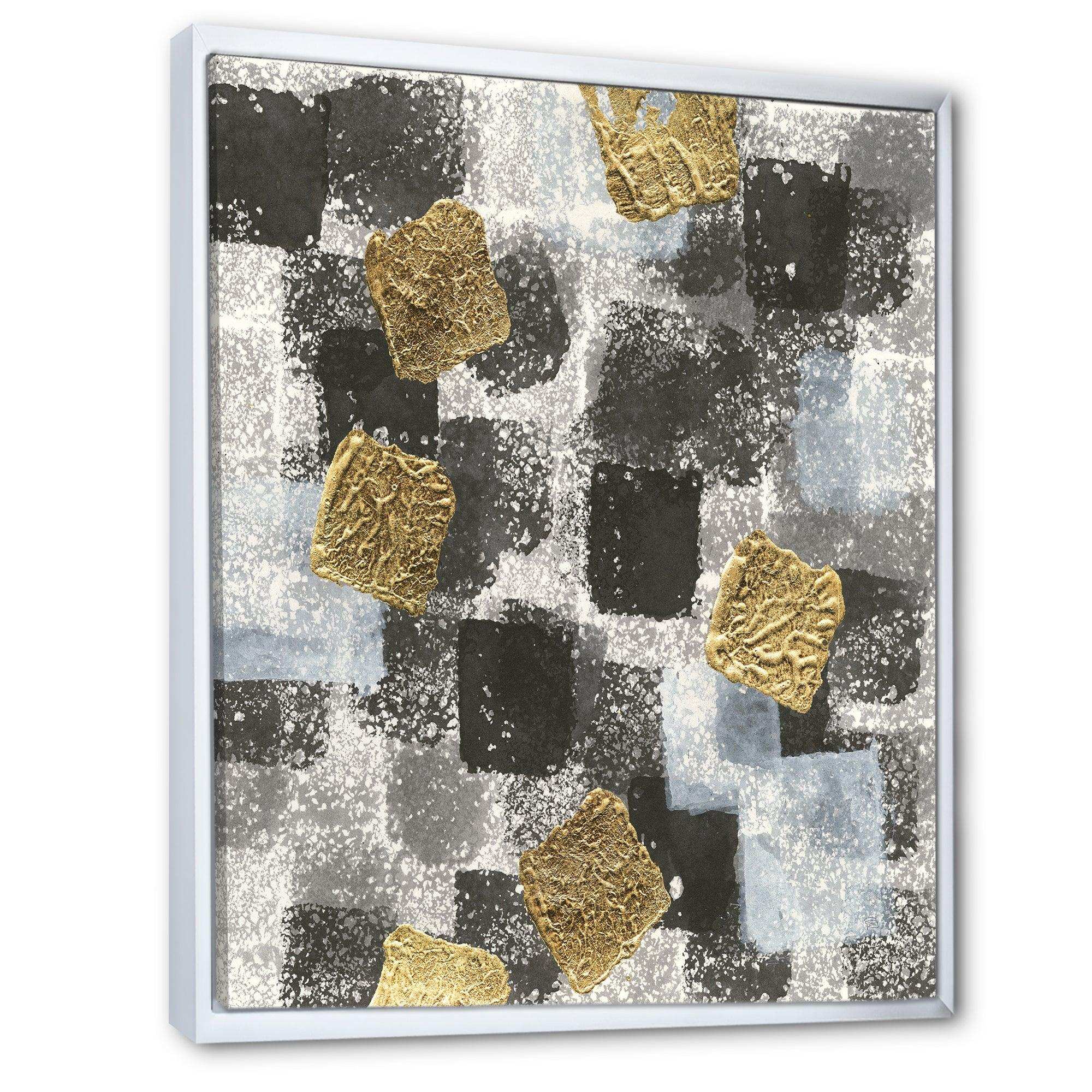 Gold Glamour Squares I