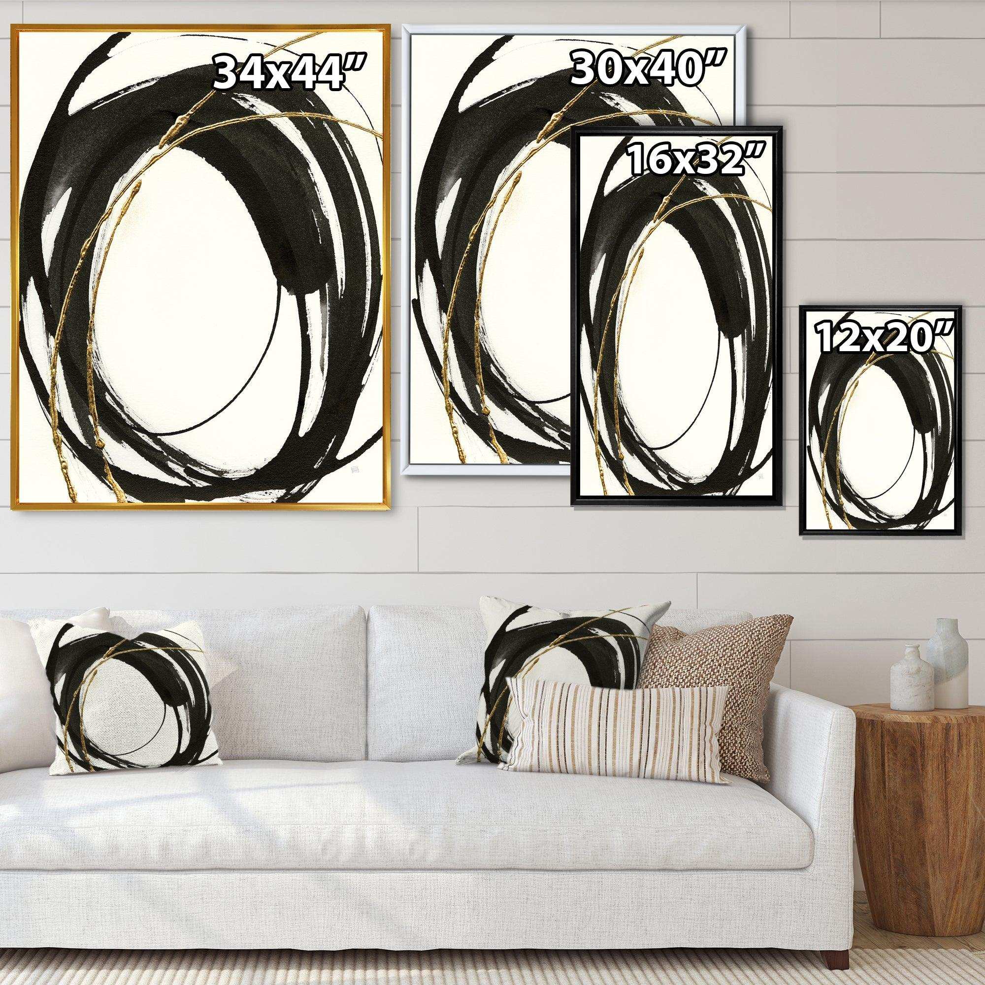 Gold Glamour Circle I