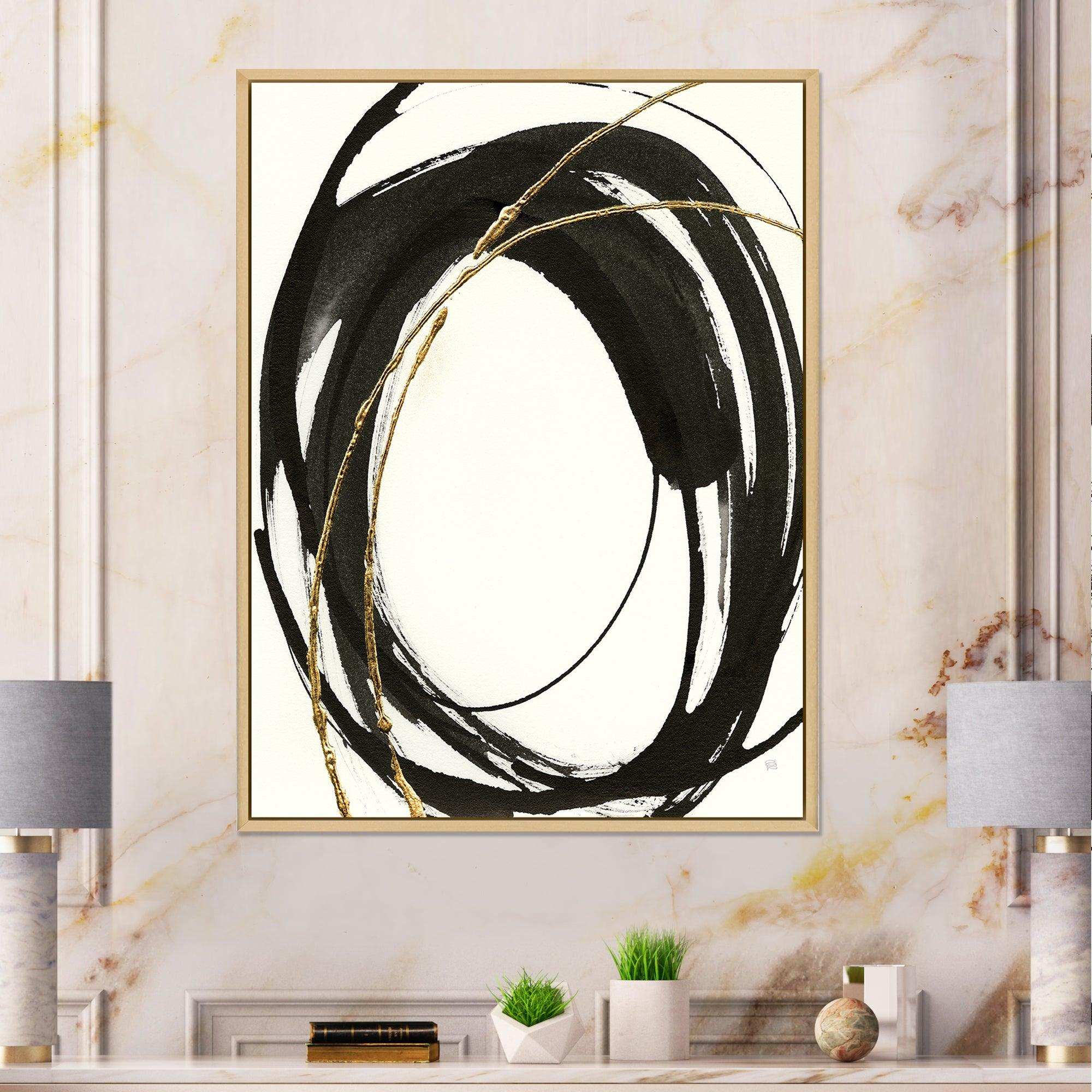 Gold Glamour Circle I