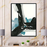 Geometric Black and Teal III