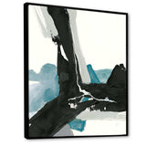 Geometric Black and Teal III