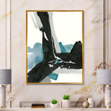 Geometric Black and Teal III