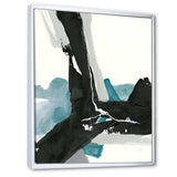 Geometric Black and Teal III