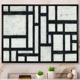 Black and White Labyrinth geometric