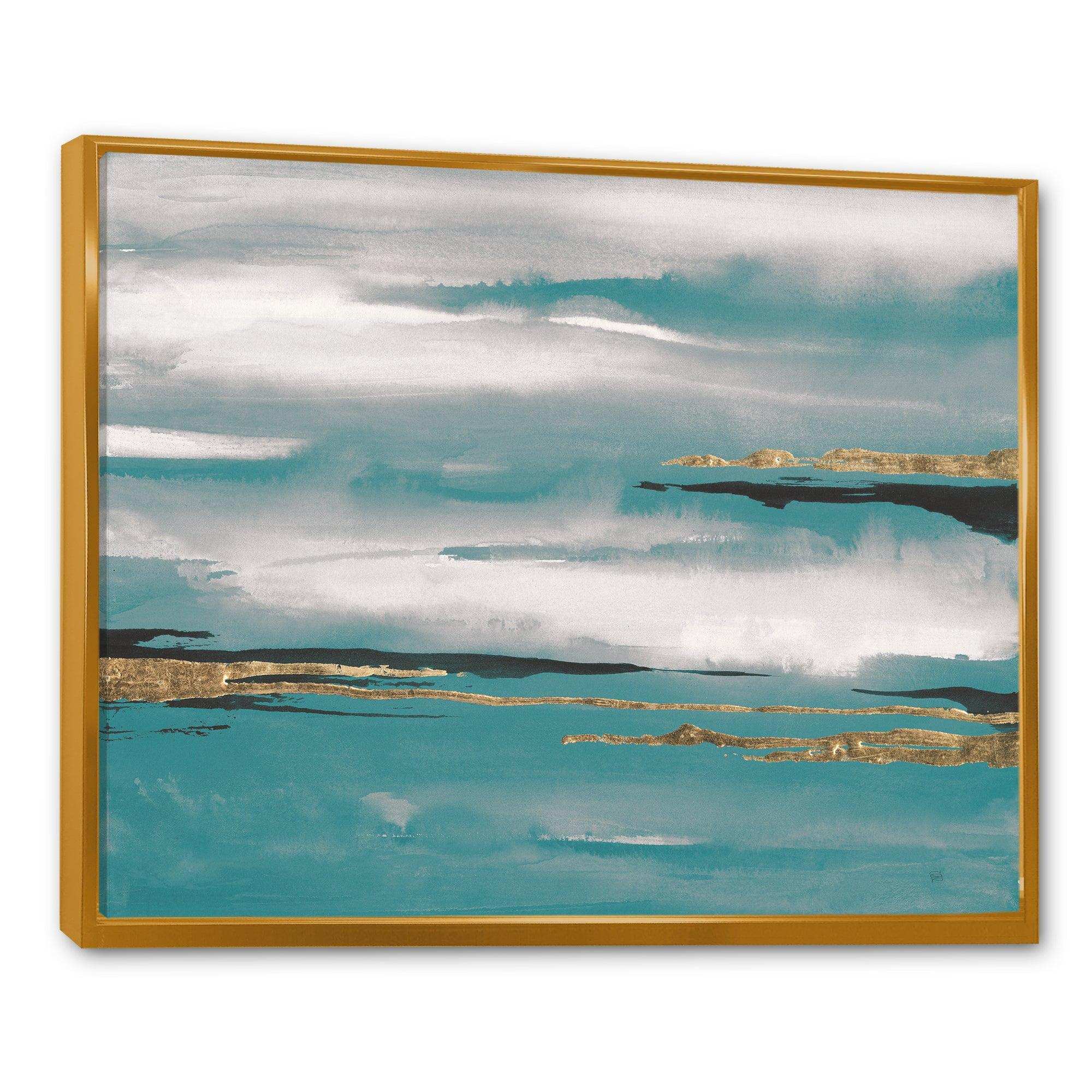 Glam Teal Watercolor II