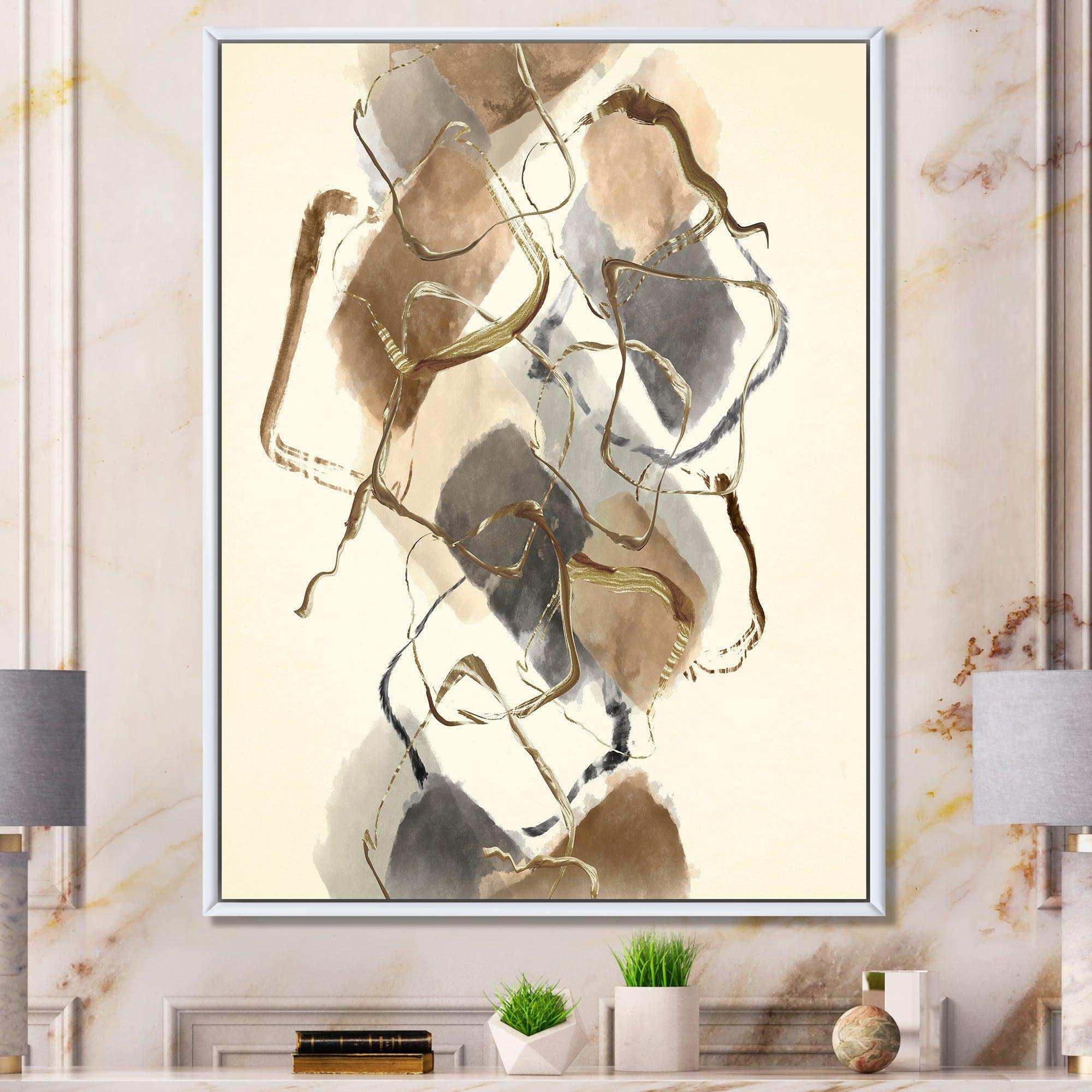 Gold Glam Squares III