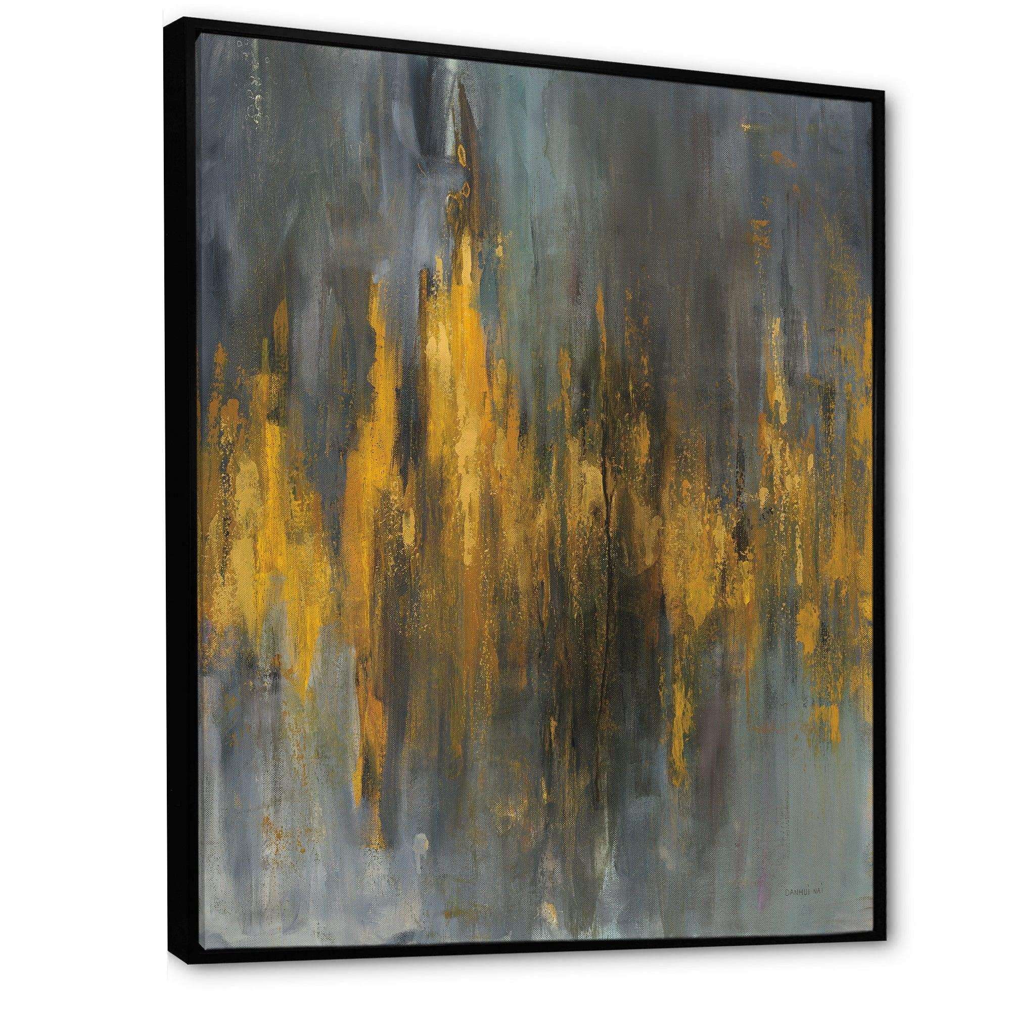 Black and Gold Glam Abstract