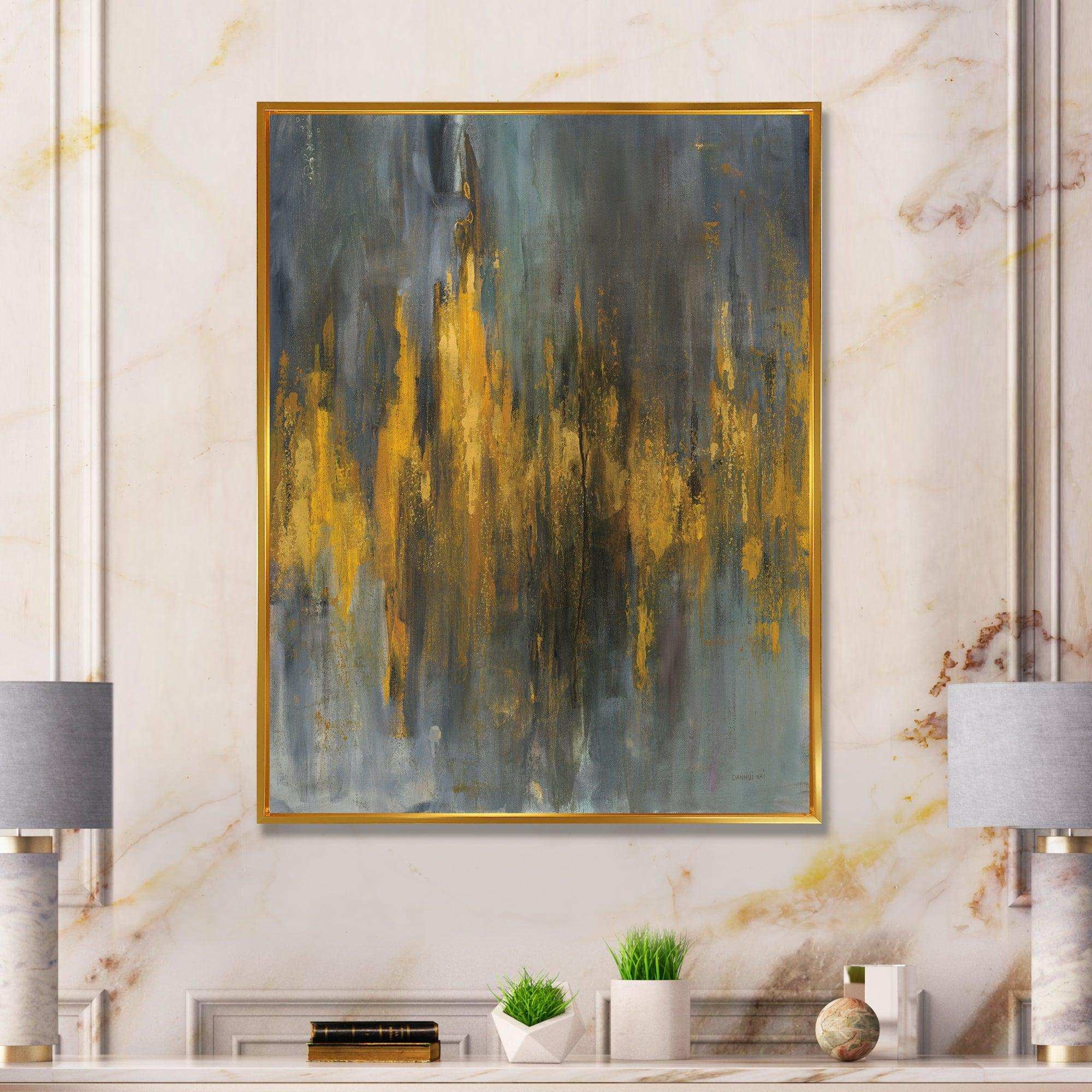 Black and Gold Glam Abstract