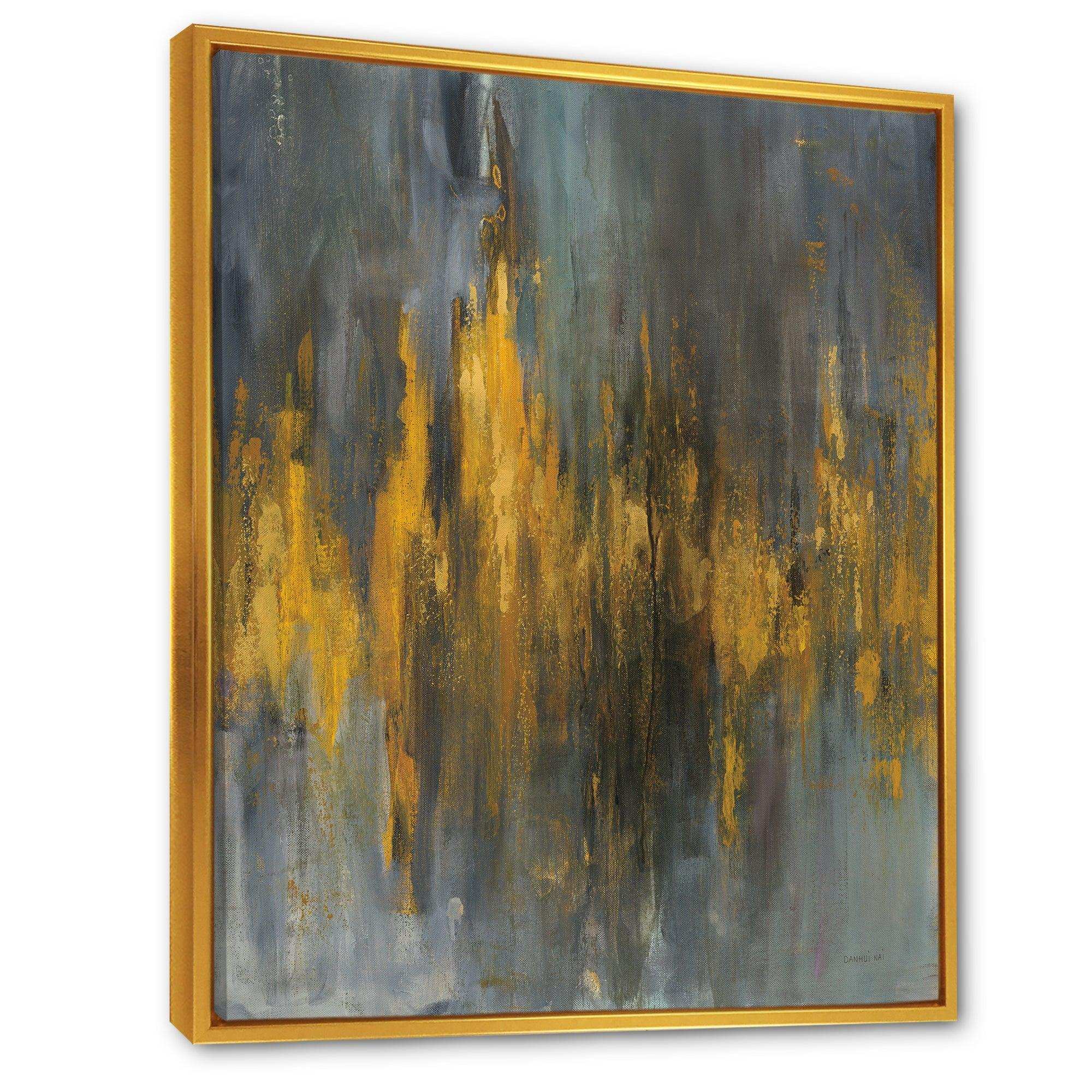 Black and Gold Glam Abstract