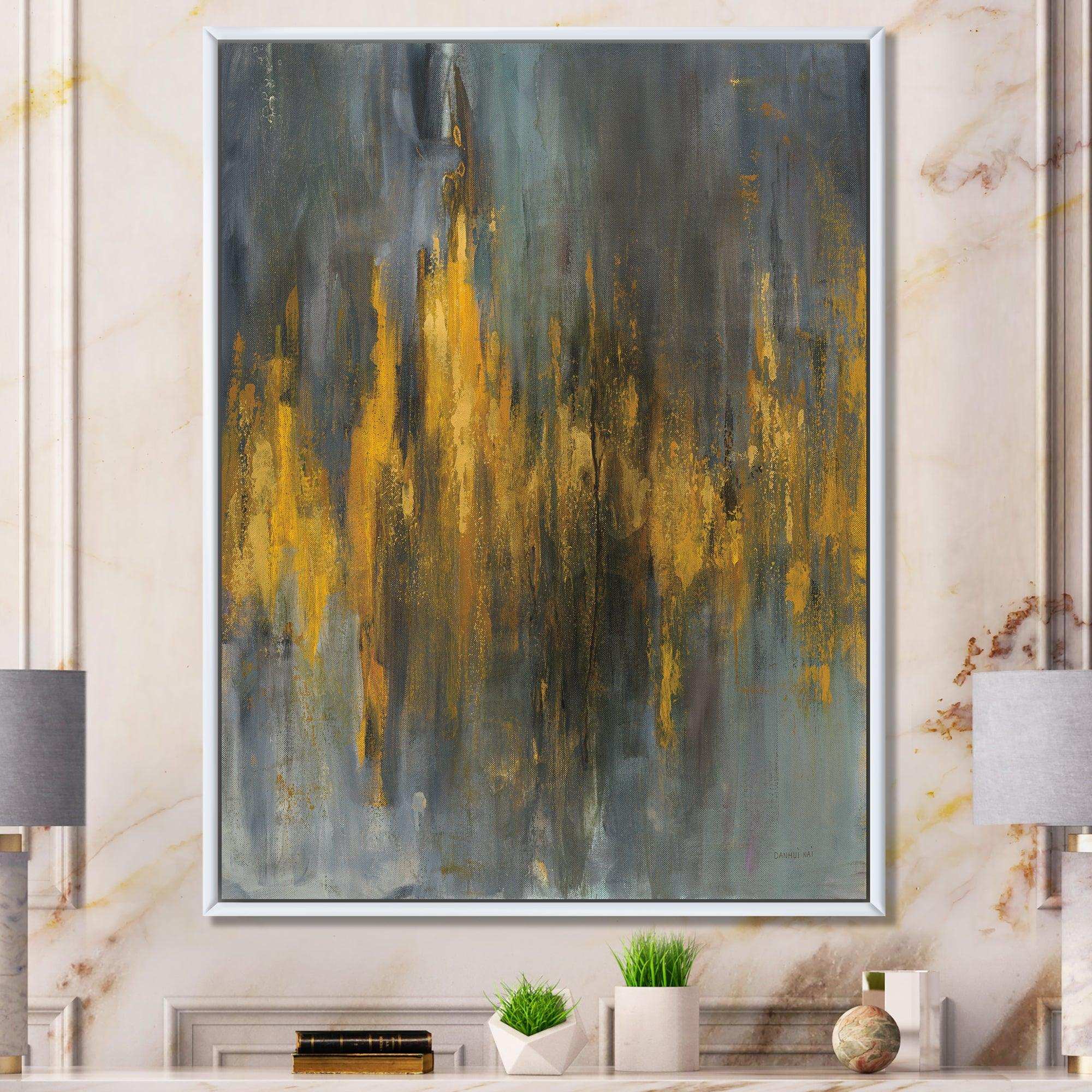 Black and Gold Glam Abstract