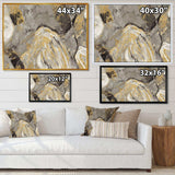 Painted Gold Stone
