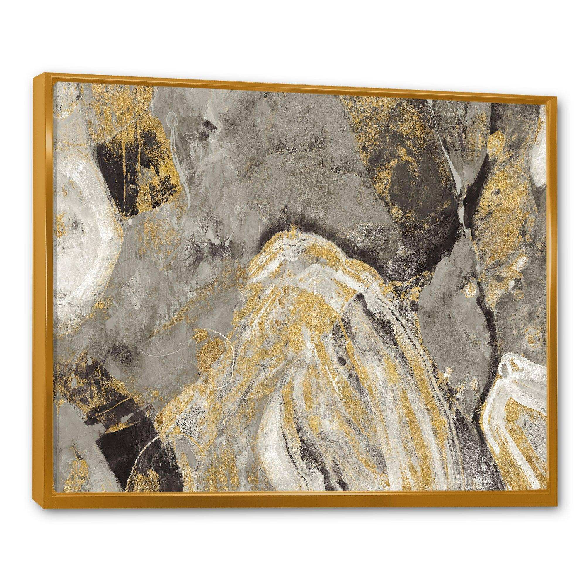 Painted Gold Stone