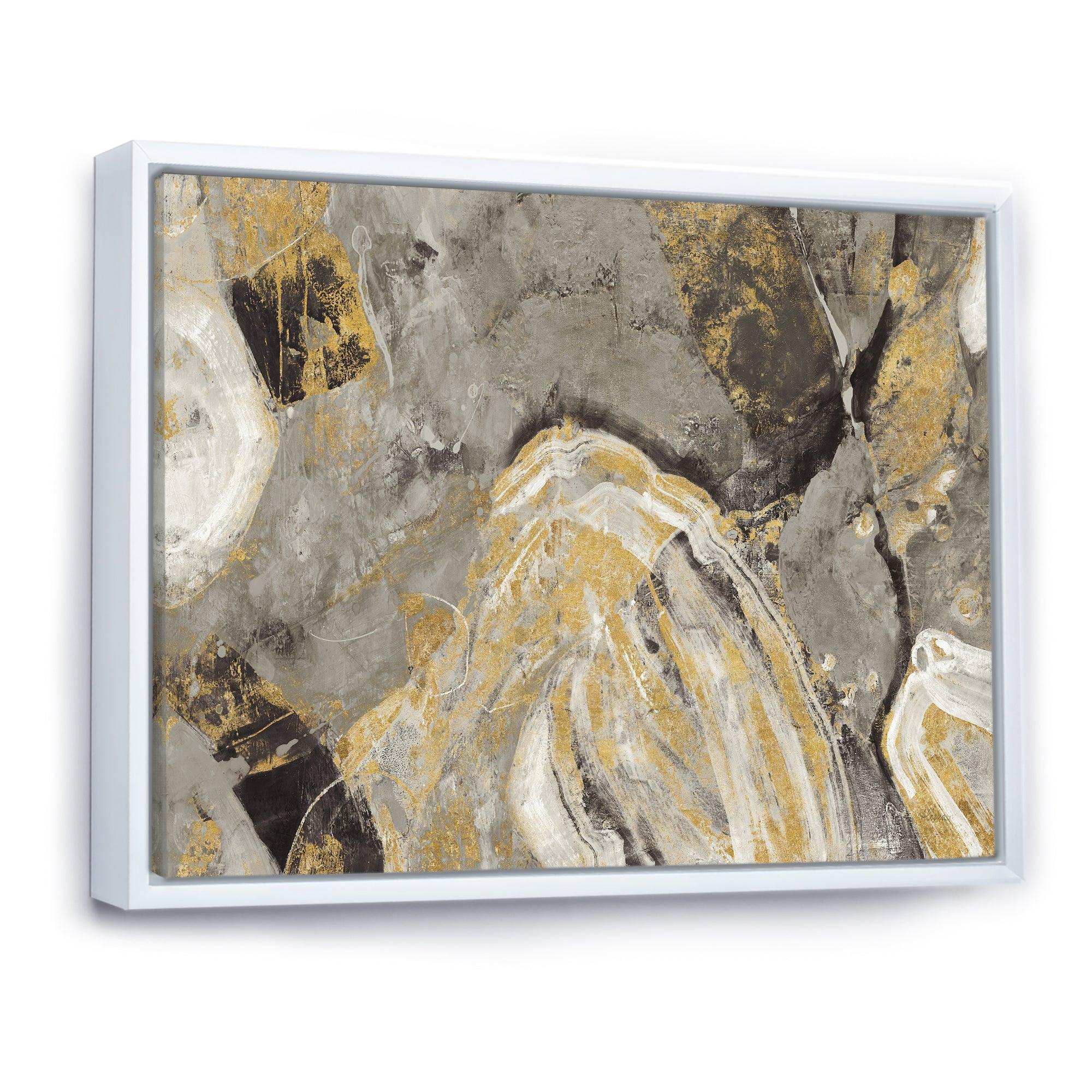 Painted Gold Stone