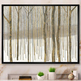 Forest in Winter Gold