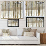 Forest in Winter Gold