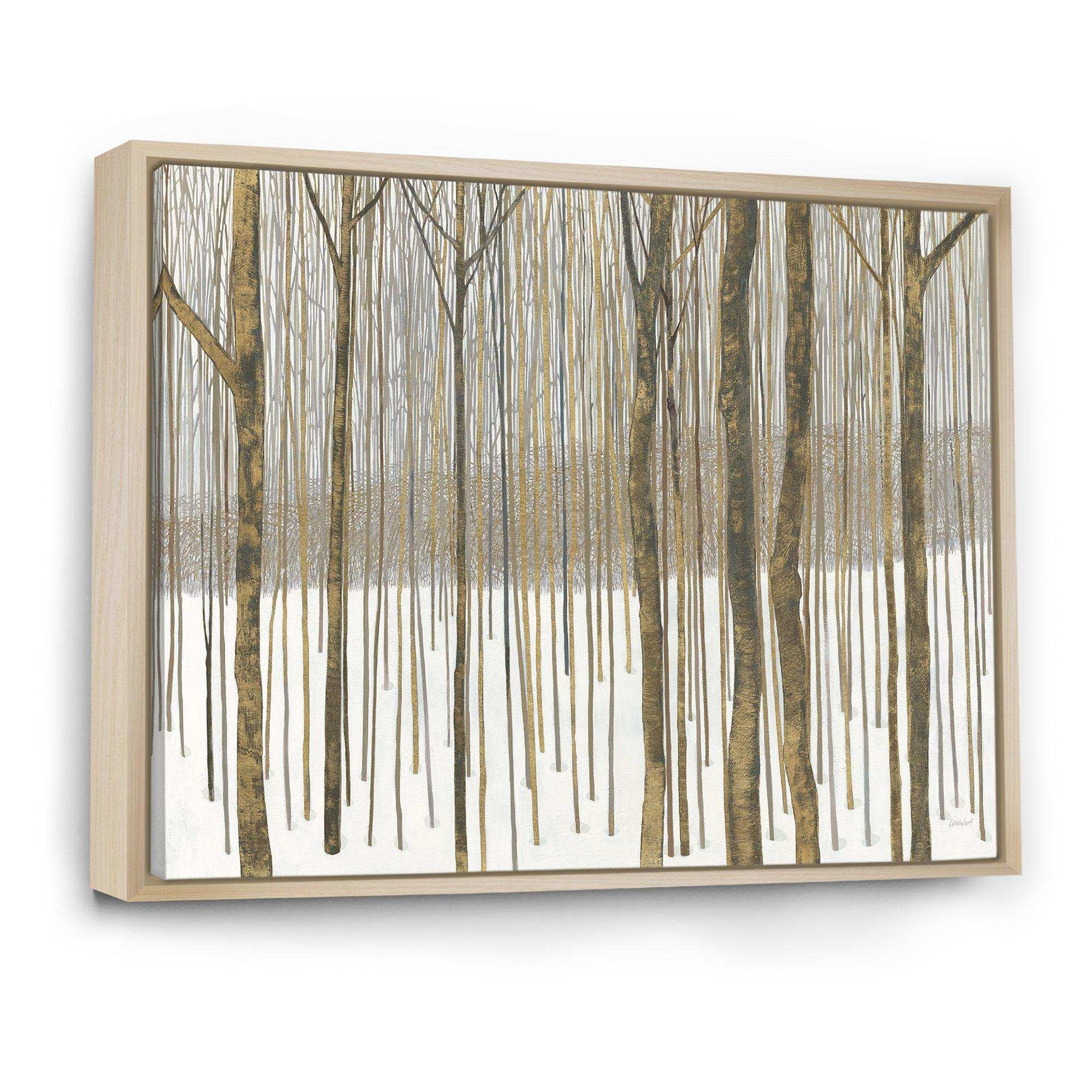 Forest in Winter Gold