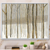 Forest in Winter Gold