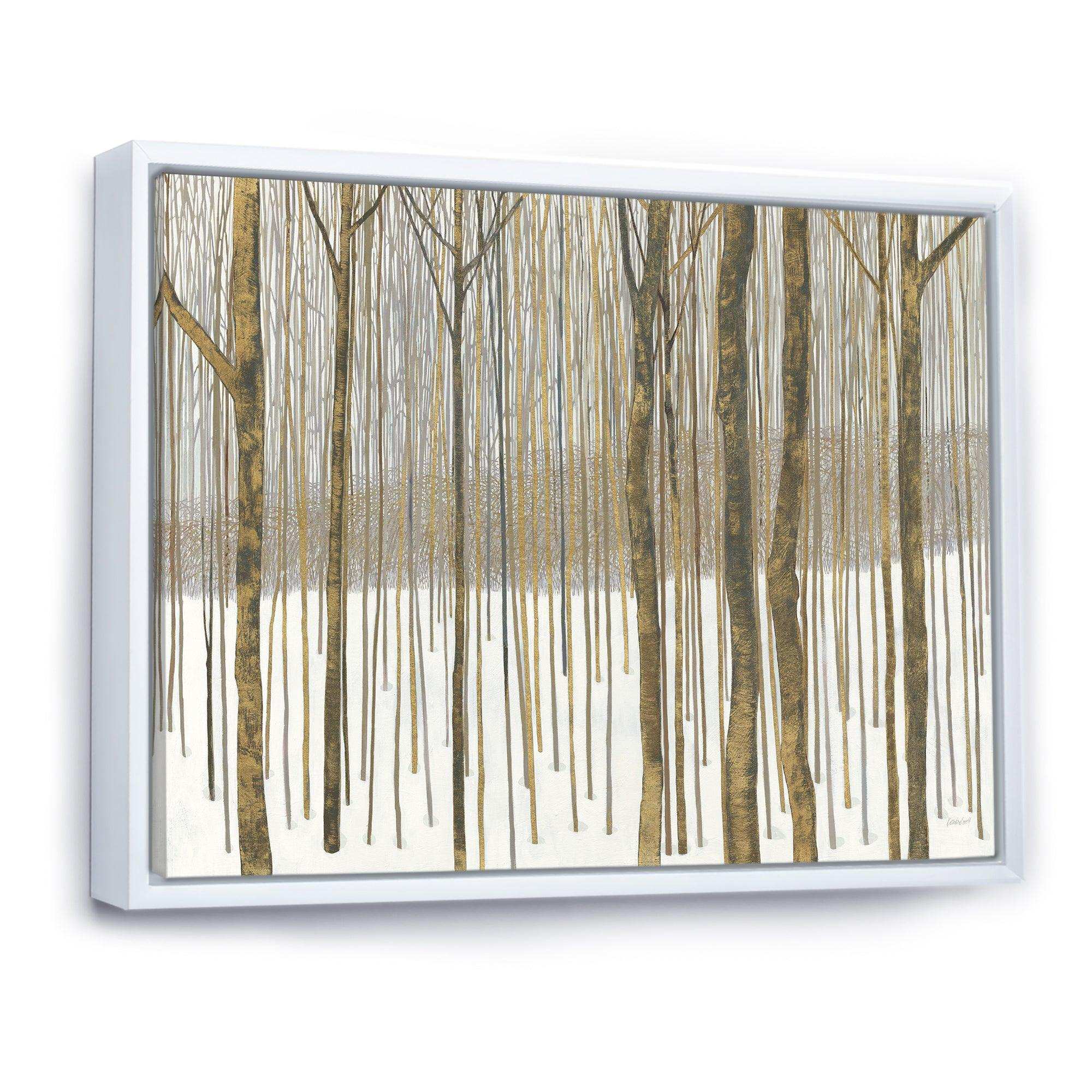 Forest in Winter Gold