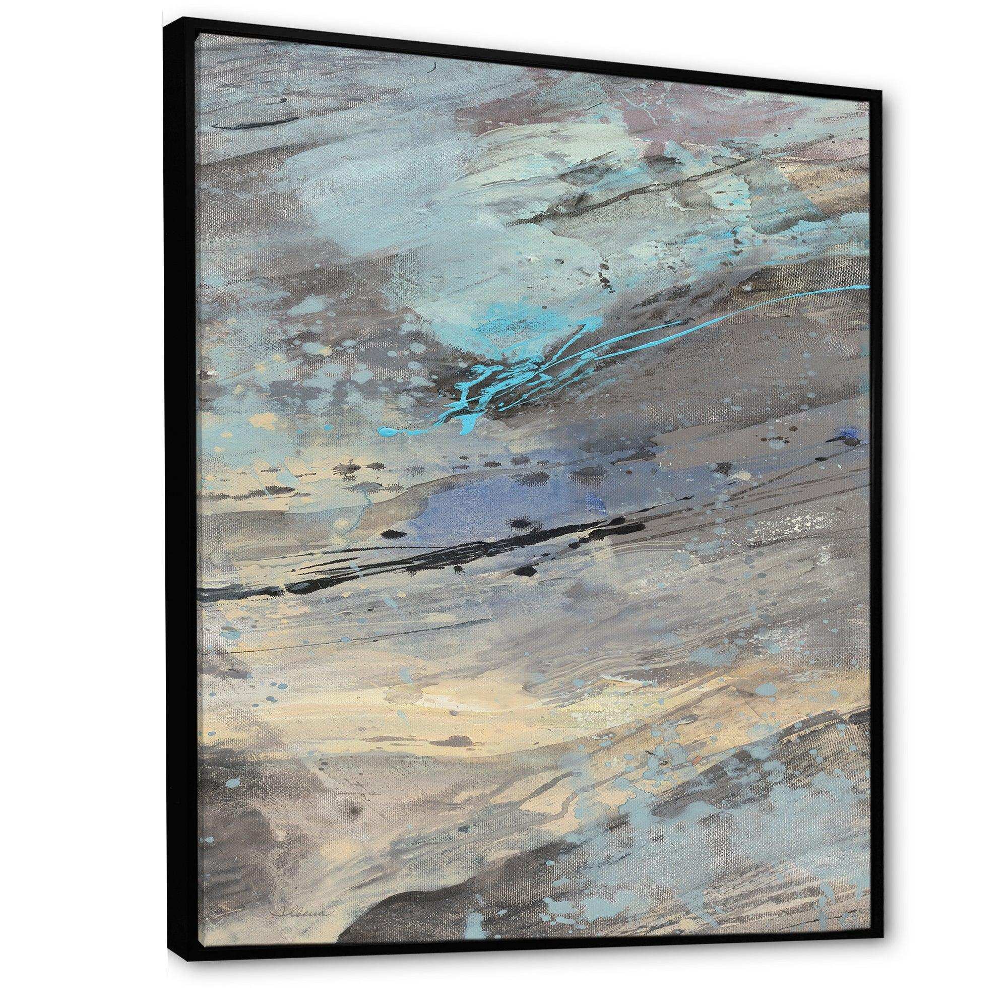 Rock Teal Panel I