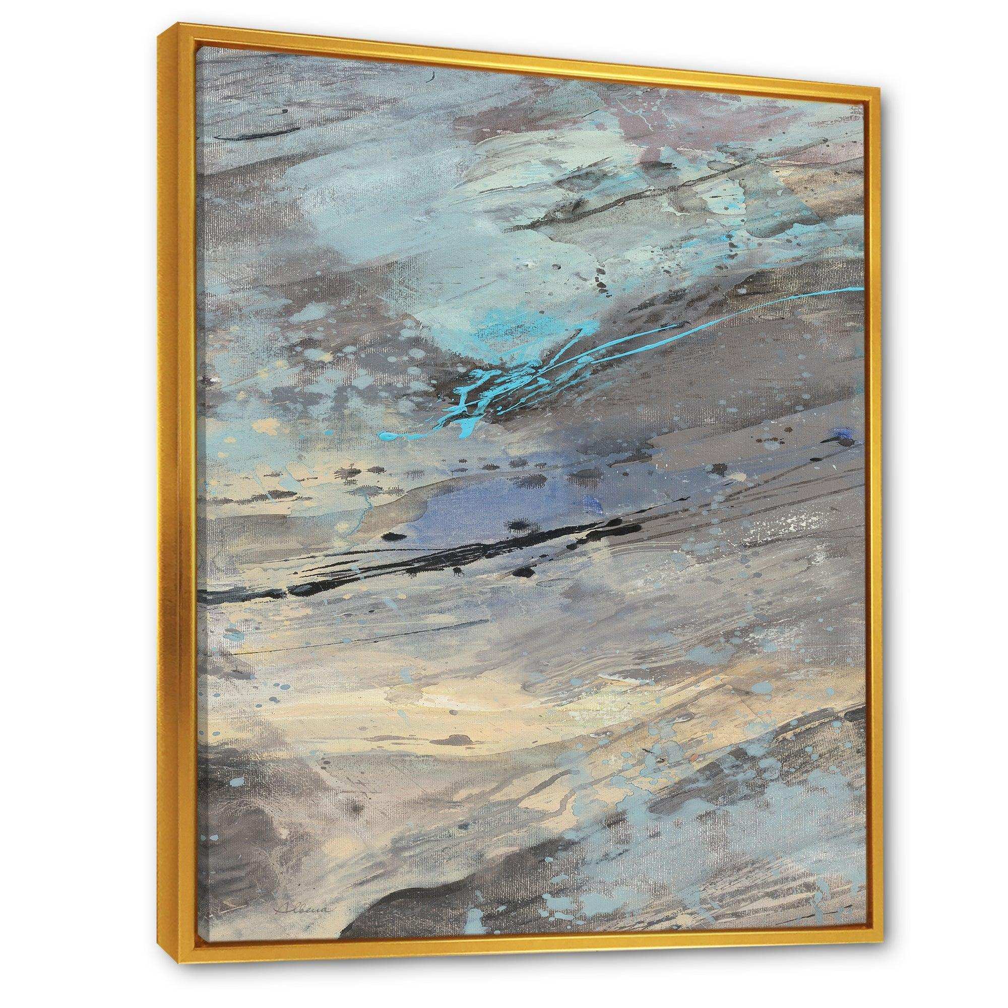 Rock Teal Panel I