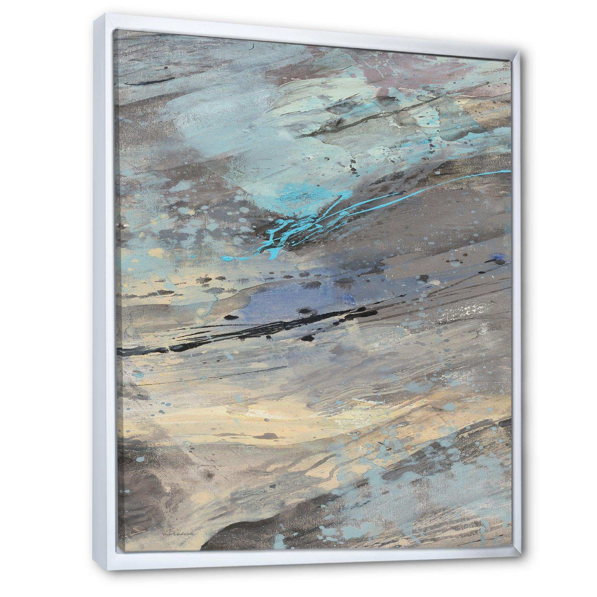 Rock Teal Panel I