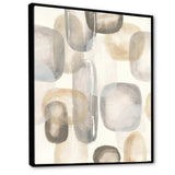 Neutral Oval Grey Stones I