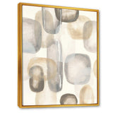 Neutral Oval Grey Stones I