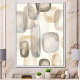 Neutral Oval Grey Stones I