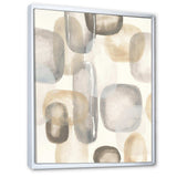 Neutral Oval Grey Stones I