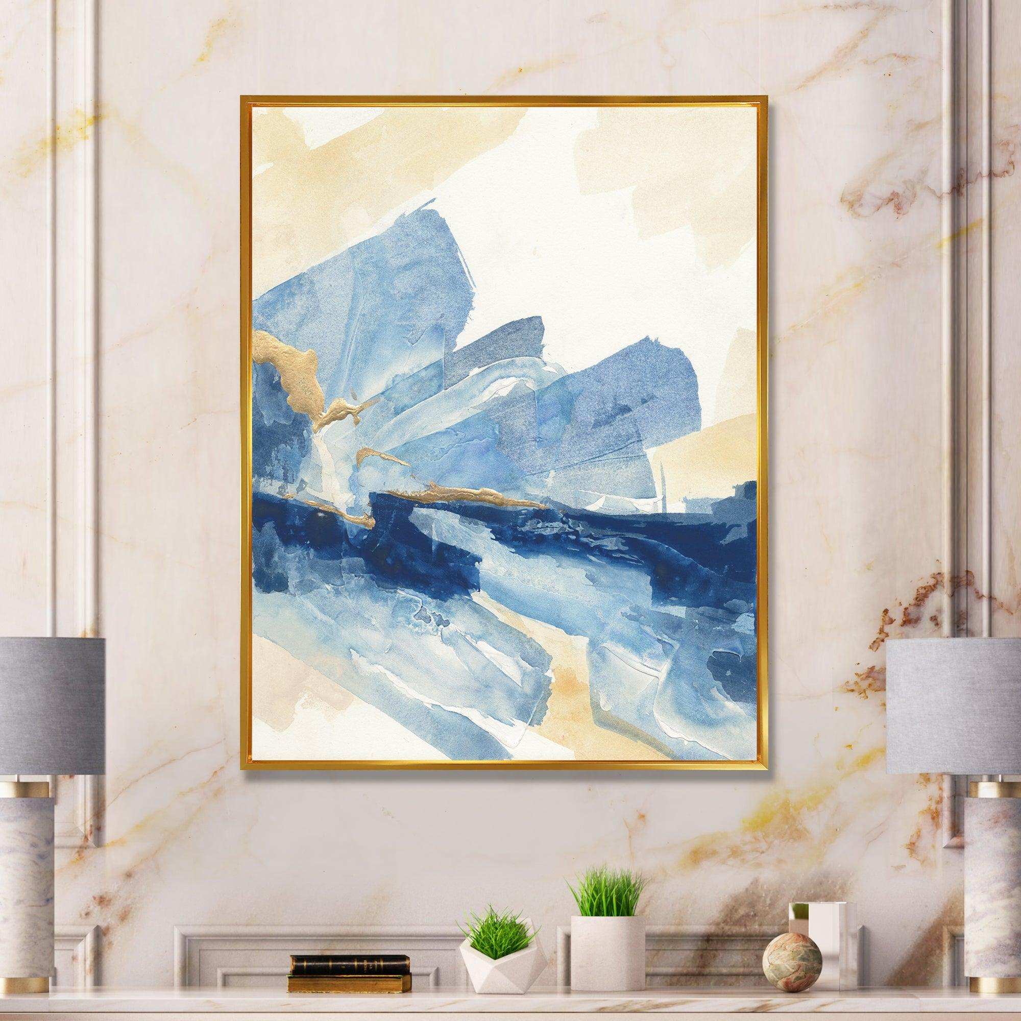 Metallic Gold Indigo I