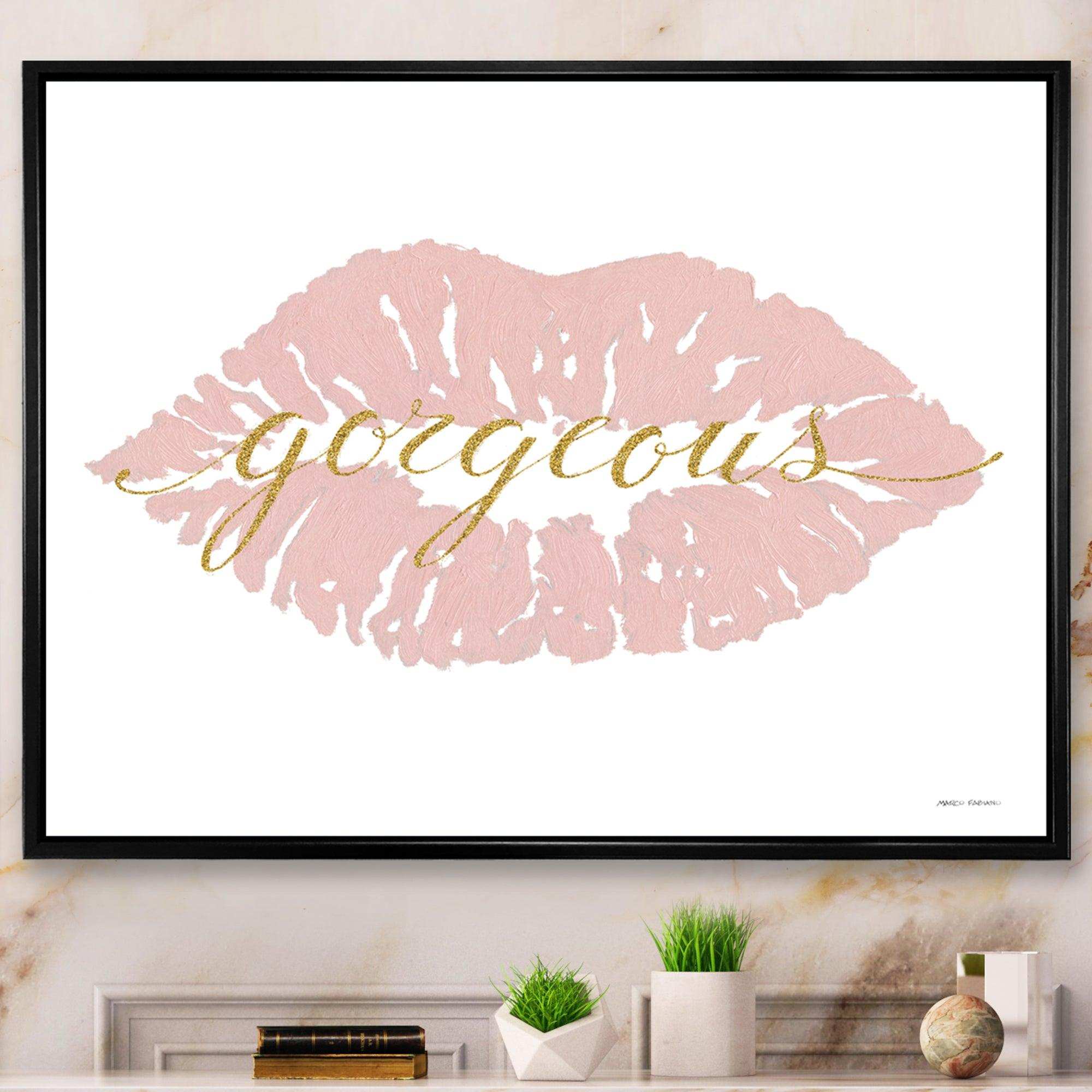 fashion Glam Lips on Gold II