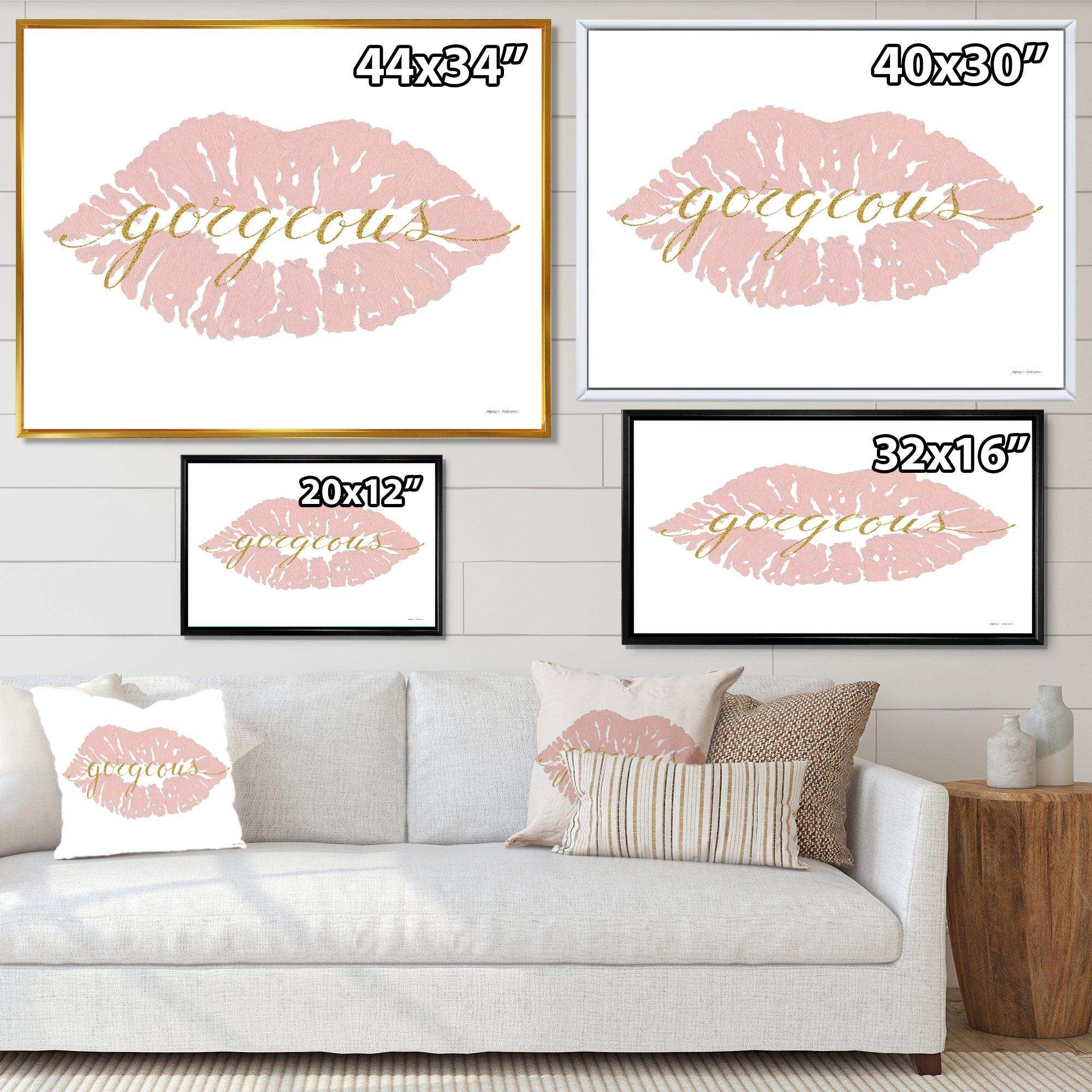 fashion Glam Lips on Gold II