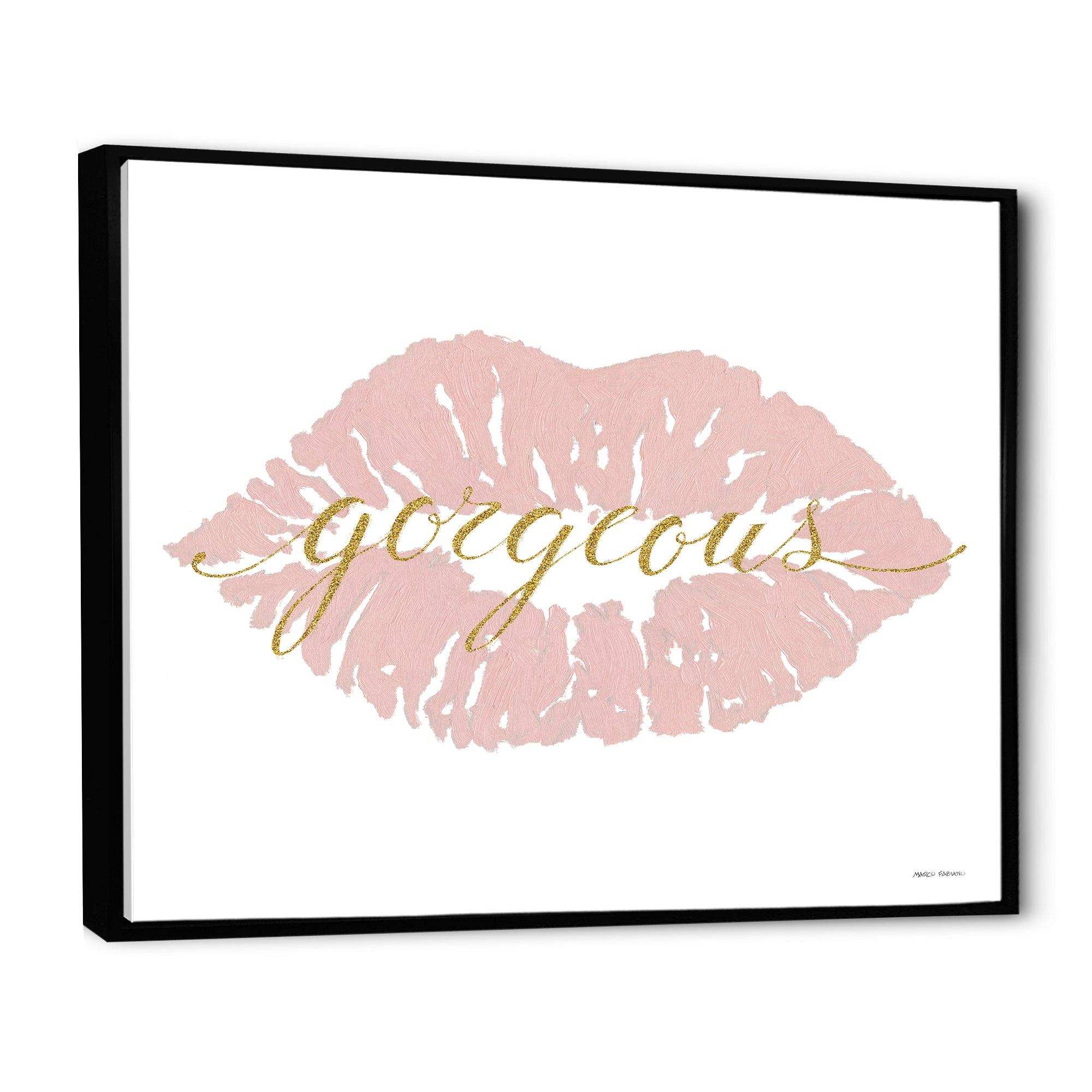 fashion Glam Lips on Gold II