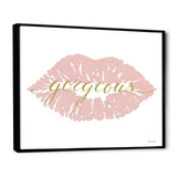 fashion Glam Lips on Gold II