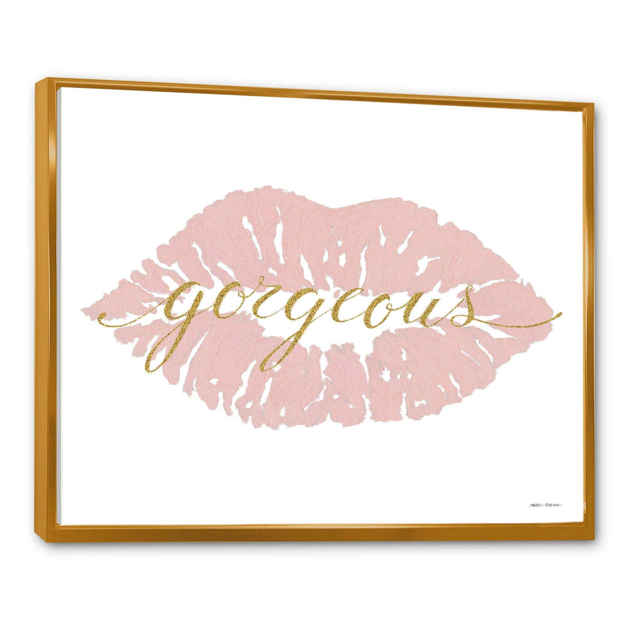 fashion Glam Lips on Gold II