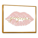 fashion Glam Lips on Gold II