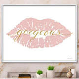 fashion Glam Lips on Gold II
