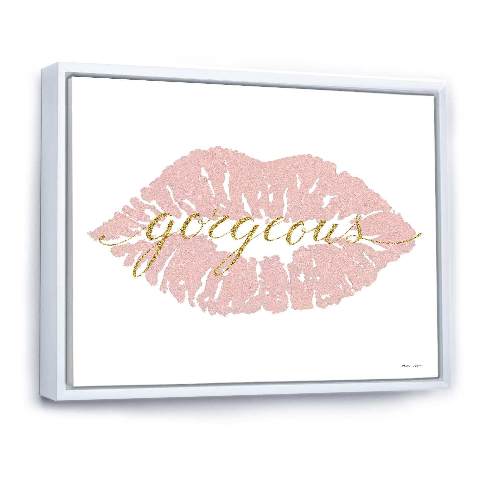 fashion Glam Lips on Gold II