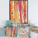 Orange Glam Natural Wood