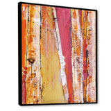 Orange Glam Natural Wood