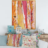 Orange Glam Natural Wood