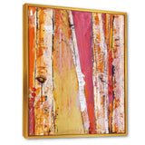 Orange Glam Natural Wood