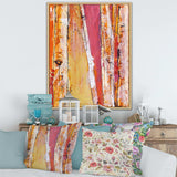 Orange Glam Natural Wood